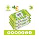 Beebaby Fresh Baby Wet Wipes Contains Aloe Vera 72 Wipes each 3's - Cotton Buds & Balls