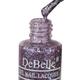 DeBelle Gel Nail Lacquer Tatiana Tassles (Clear Light Purple with Chunky Glitter) 6 ml - Nail Polish