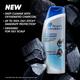 Head & Shoulders Oily Sticky Dandruff Deep Cleanse With Oxygenated Charcoal Shampoo 340 ml - Shampoos