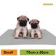Amorite Waterproof Reusable Washable Pet Mats (50Cm X 70Cm) Grey 1's - Pet accessories