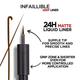 LOreal Paris Infaillible Grip 24H Matte Liquid Liner - 03 Brown 5.7 gm - Eyeliners