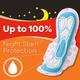 Whisper Choice Nights Sanitary Pads For Women XX-Large Pack of 18 Napkins 1's - Others