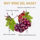 India Grooming Club Wine Gel Mask for Face & Body 100 ml - Masks & Peels