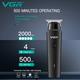 VGR V-933 Professional Trimmer 500 min Runtime 3 Length Settings (Black) 1's - Trimmers