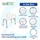 Entros Premium Adjustable Bathing Stool Bench (6030A) 1's - Health Monitoring Devices