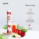 Healthvit Apple Cider Vinegar Sugar Free Effervescent Tablet - Green Apple Flavour 10's - Apple Cider Vinegar - Acv