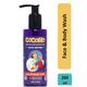 Cocomo Naturall Kids Face and Body Wash Floral Fragrance MoistureRich Moon Sparkle 200 ml - Baby Body Wash