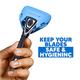 Letsshave Trial Pack For Men With Shave Foam (Razor With 3 Premium Blades)+Shave Foam 1's - Razors & Cartridges