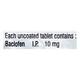 BACWELL 10 Tablet 10's - Muscle Cramps/Spasticity-Mus