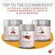 The Tribe Concepts Top To Toe Cleansers Kit With Steel Tin 600 gm - Scrubs & Exfoliants