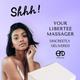 Libertee Premium Curved Rechargeable Massager 12 Modes Violet 1's - Massagers And Vibrators