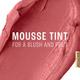 Lakme Double Duty Lip & Cheek Mousse Matte Lipstick & Soft Blush, Nude Cushion,9gm - Lipsticks