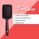 Jaquline USA PADDLE BRUSH LARGE (TREND) 100 gm - Hair Brushes