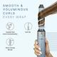 Winston 5 in 1 Hair Blow Brush Multi Styler with Auto Wrap Curler, Blow Brush, Straightening Brush, Dryer, and Curl Enhancer Suitable for All Hair Types- ICE BLUE 1s 1's - Hair Dryers