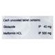 Glizato M 40mg Tablet 15'S - Diabetes-Ant