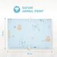 R for Rabbit Snuggy Forest Bedding - Blue - Baby Bedding