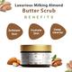 Seer Secrets Almond Butter Scrub Exfoliate Hydrate Moisturize 50 gm - Scrubs & Exfoliants
