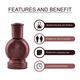 Ajmal Tempest Concentrated Perfume Oil Floral Alcohol For Unisex And Musk Rose Concentrated Perfume Oil Floral Musky Alcohol For Unisex 24 ml - Perfumes (Edt/Edp)