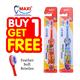 MAXI Ping Pong Junior Toothbrush - Soft (Buy 1 Get 1 Free) - Toothbrushes