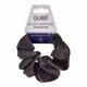 GUBB Hair Scrunchie for Women, Elastic Hair Band, Hair Tie - Black Sapphire 1's - Hair Clips/Bands