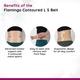 Flamingo Contoured L.S. Belt Beige (OC2006) (M) 1's - Abdomen/Neck/Arm/Elbow Supports