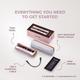 Tash Hair Twirl Automatic Cordless Hair Curler - Blush 560 gm - Rollers & Curlers