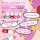 Myglamm POPxo Mini Nail Kit Vacay Bloody Mary Perfect Peach Beach Please Pink Nic Sea Ya 15 ml - Nail Polish