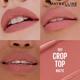 Maybelline New York Serum Lipstick (Matte) 8Hr Hydration + one-swipe bold color - 001 Crop Top 4.5 g - Lipsticks