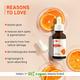 Plum 15% Vitamin C Face Serum with Mandarin (small) 20 ml - Face Serum