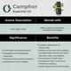 Organic Forest 100% VEGAN Camphor Essential Oil 10 ml - Essential Oils