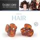 Basicare Mini Claw Clip, Black + Black 2's - Hair Clips/Bands