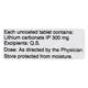 Intalith 300mg Tablet 10'S - Depression-Ant