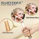 Majestique Golden Handle Mirror for Makeup, 8 Inch for Travel for Men and Women 1's - Multi-Stylers
