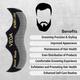 Vega Moustache Comb (HMBC - 195) 1's - Hair Combs