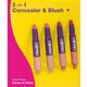 Swiss Beauty Craze Twosome Lightweight Face Stick, 2-In 1 Liquid Concealer and Creamy Blush 3 - Medium Pink 9.4 gm - Concealer