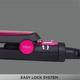 VEGA Silky Hair Straightener With Ceramic Coated Plates (VHSH-06) Pink 1 gm - Straighteners