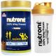 Nutrone 100% Whey Protein Powder - Banana Vanilla Flavour (with Free Shaker) 480 gm - Whey Proteins