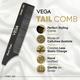 Vega Tail Comb (Steel Pin) (HMBC - 305) 18 gm - Hair Combs