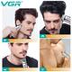 VGR V071 Body Groomer 120 min Runtime 4 Length Settings Silver 1s 1's - Hair Removal Accessories