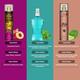 Dorall Collection Love You Like Crazy + Blue Safe + Miss Blossom Body Mist Set 3's - Women Perfumes (Edt/Edp)