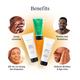 Arata Vitamin C Triple Action Morning Combo With Purifying Face Wash (150 ML), Vitamin C Oatmeal Scrub (75 ML) & Vitamin C Day Cream (50 ML) 275 ml - Face Washes