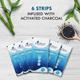 HipHop Skincare Deep Cleansing Charcoal Nose Strips for Men 6 Strips 6's - Masks & Peels