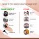 Majestique Two Blow Dry Hair Roller Brushes and Tail Comb, Blowout Hair Styling 3's - Hair Brushes