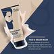 Qraa Men Gold Face And Beard Oil 30ml + Face and Beard Wash 100gm + De-Tan Pack For Men 1's - Face Washes