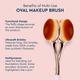 Gubb Multi-Use Oval Makeup Brush 1's - Face Brush