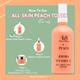 House of Beauty Peach+Jojoba Toner-All Skin Types - Dry, Combination, & Sensitive Skin 100ml - Toners