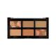 Profusion Cosmetics Mini Artistry 6 Shade Bronzer Pallete Bronze & Glow (15.6 gm) - Face Palettes