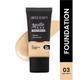 Swiss Beauty Matte Maxx Cover Foundation, 24- Hour Stay, with Hyaluronic Acid & Vitamin E, Oil-Control Formula 3 - Light Warm 30 gm - Foundation