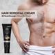 The Man Company Hair Removal Cream for Men Enriched With Charcoal & Turmeric 100 ml - Masks & Peels