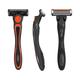 Zlade Hyperglide 5 Lubricating Strip with Aloe Vera Titanium and Cromium Coated Flexible Blades Shaving Razor for Men 1's - Razors & Cartridges